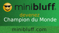 Malik joue au Minibluff